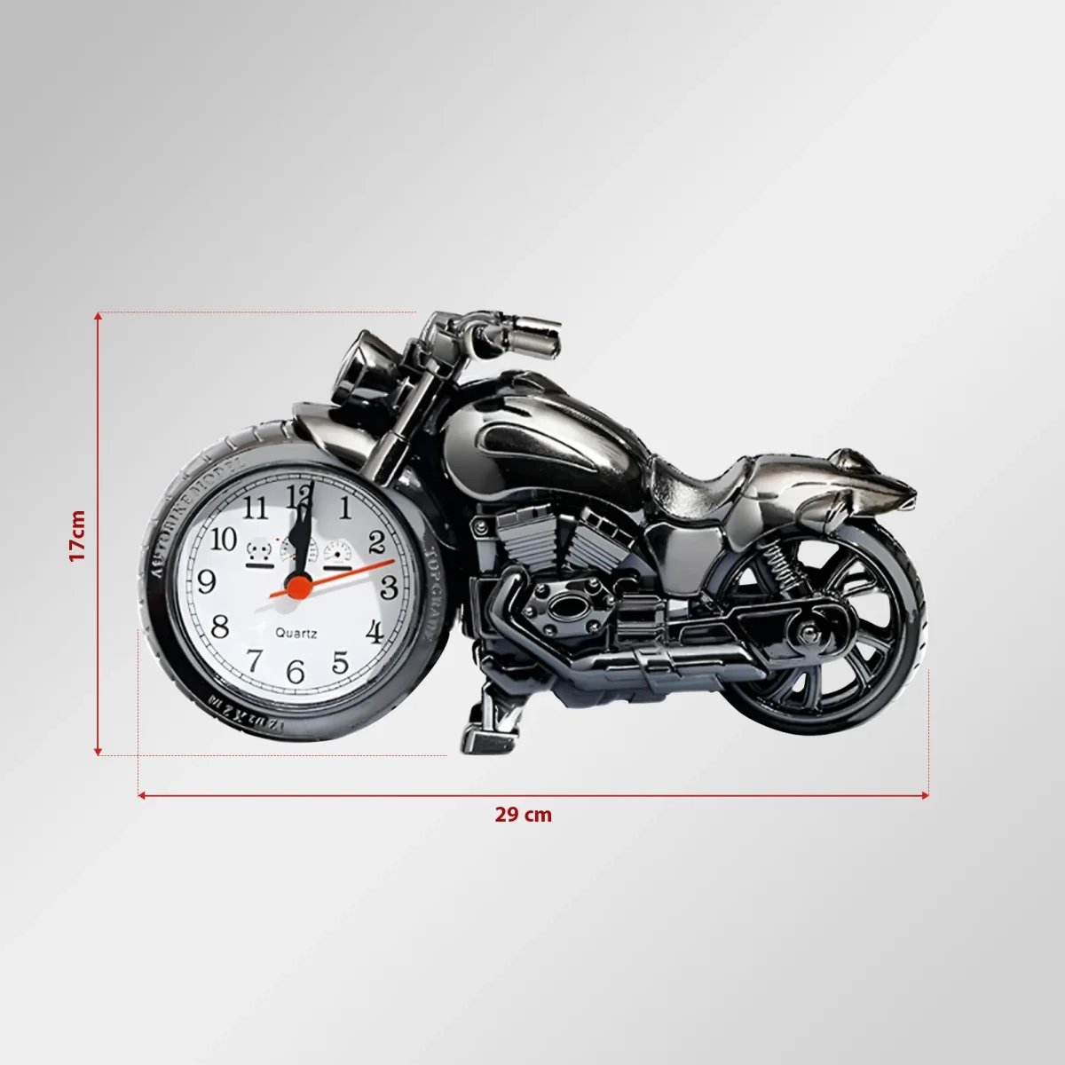 Trendy Motorfiets Tafelklok Vorm Extra Luide Wekkers ~5223 - Afbeelding 6