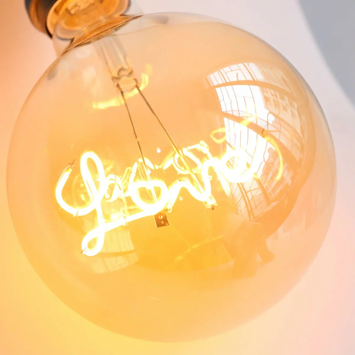 Vintage G125 4W E27 Edison LED-ampul à vis Rétro Filament Verre-ampul - Afbeelding 7