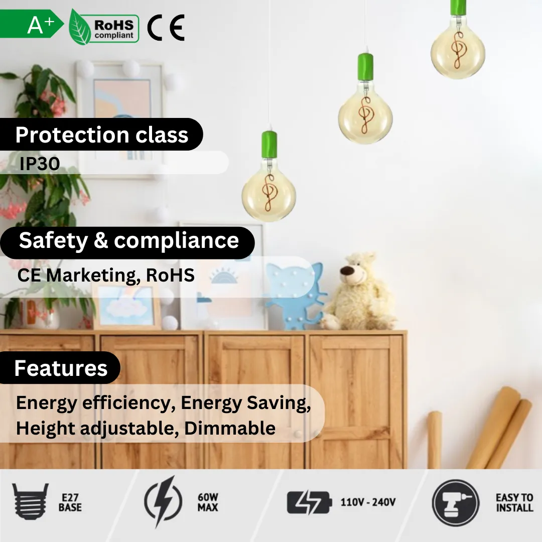 3-lamps plafondlampfitting E27 ~5789 - Afbeelding 4