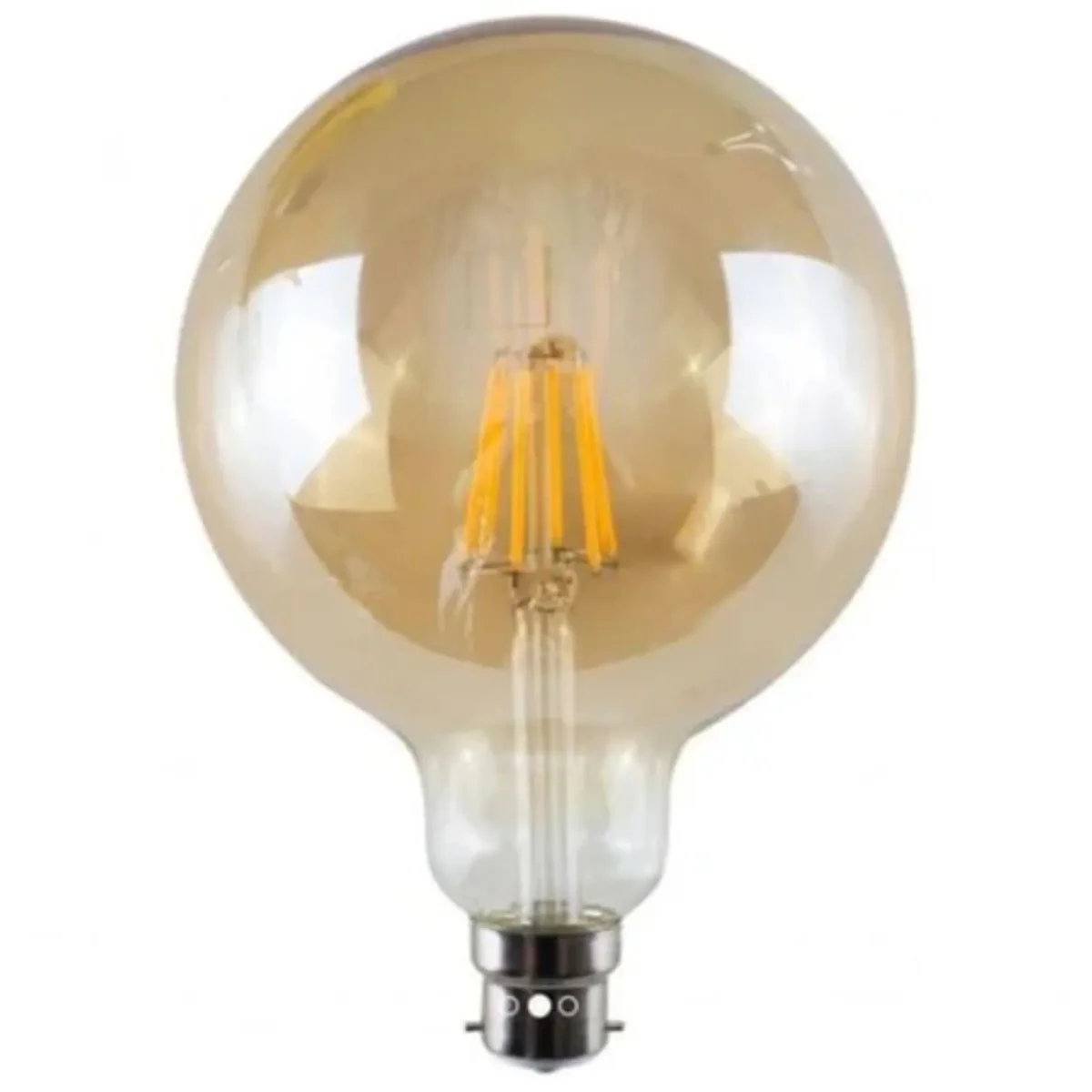 Dimmable Globe Filament LED Bulb – G125, G95 & G80 Models | B22 & E27 Base ~6736 - Afbeelding 2