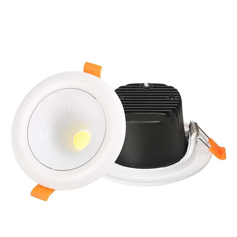 Moderne LED inbouwspot met koel en warm wit rond paneel~4589 - Afbeelding 3