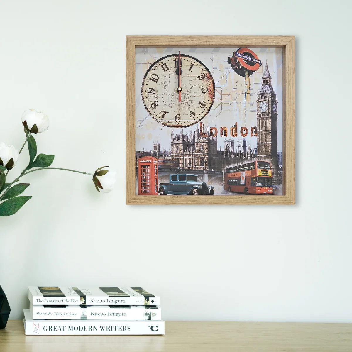 Wandklokken met de Big Ben in Londen (rechthoekig schilderij) voor woondecoratie ~5317 - Afbeelding 7