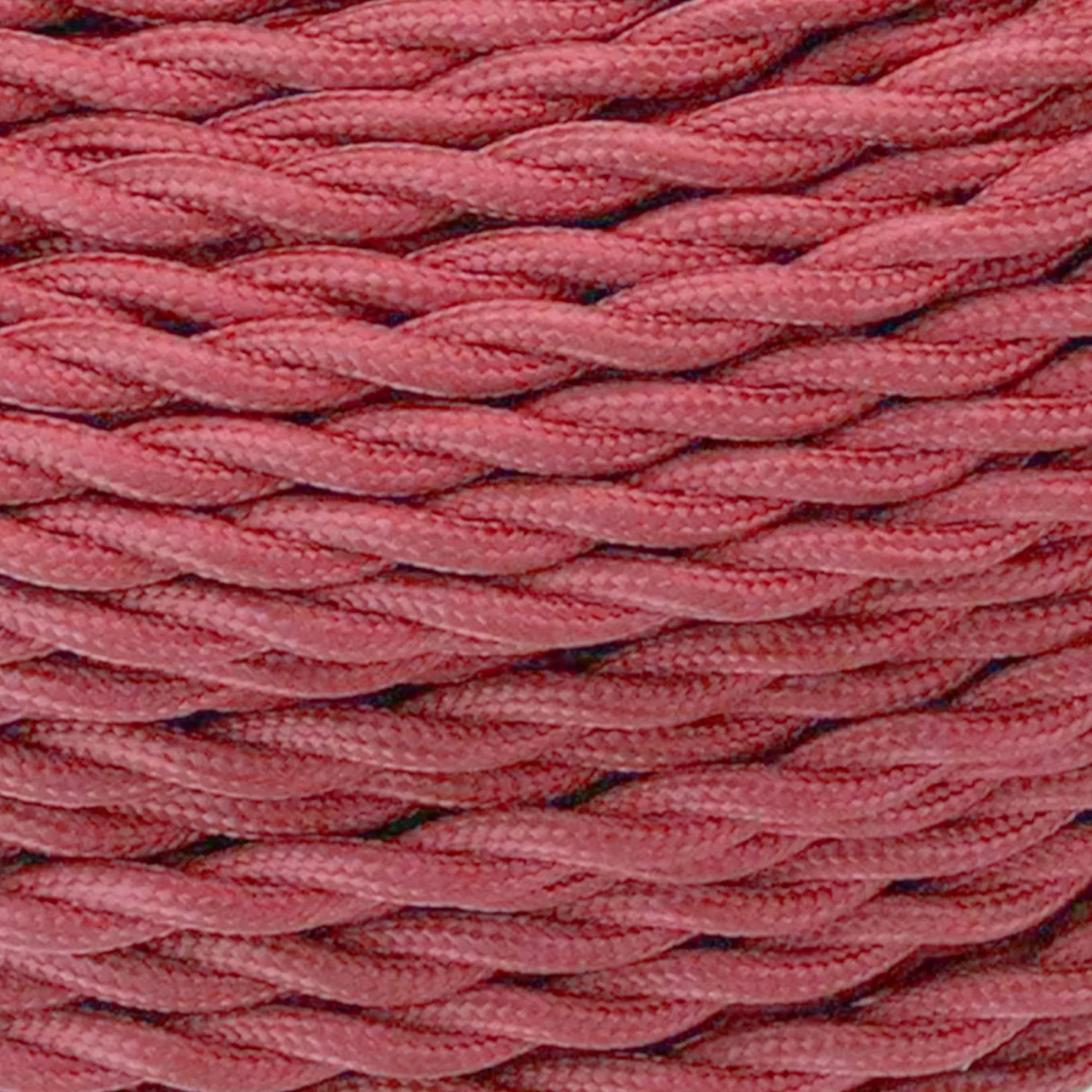 1m/5m/10m 2-aderige gedraaide elektrische kabel perzikkleurige stof~4789 - Afbeelding 2