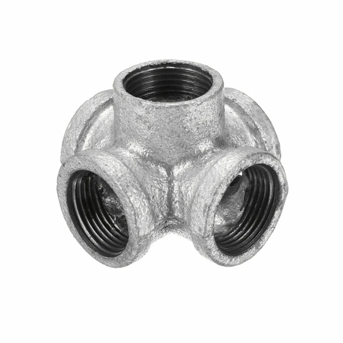 6-weg ¾ inch BSP smeedbaar gietijzer gegalvaniseerde buisverlichtingsfittingen en accessoires - DIY~4518 - Afbeelding 2