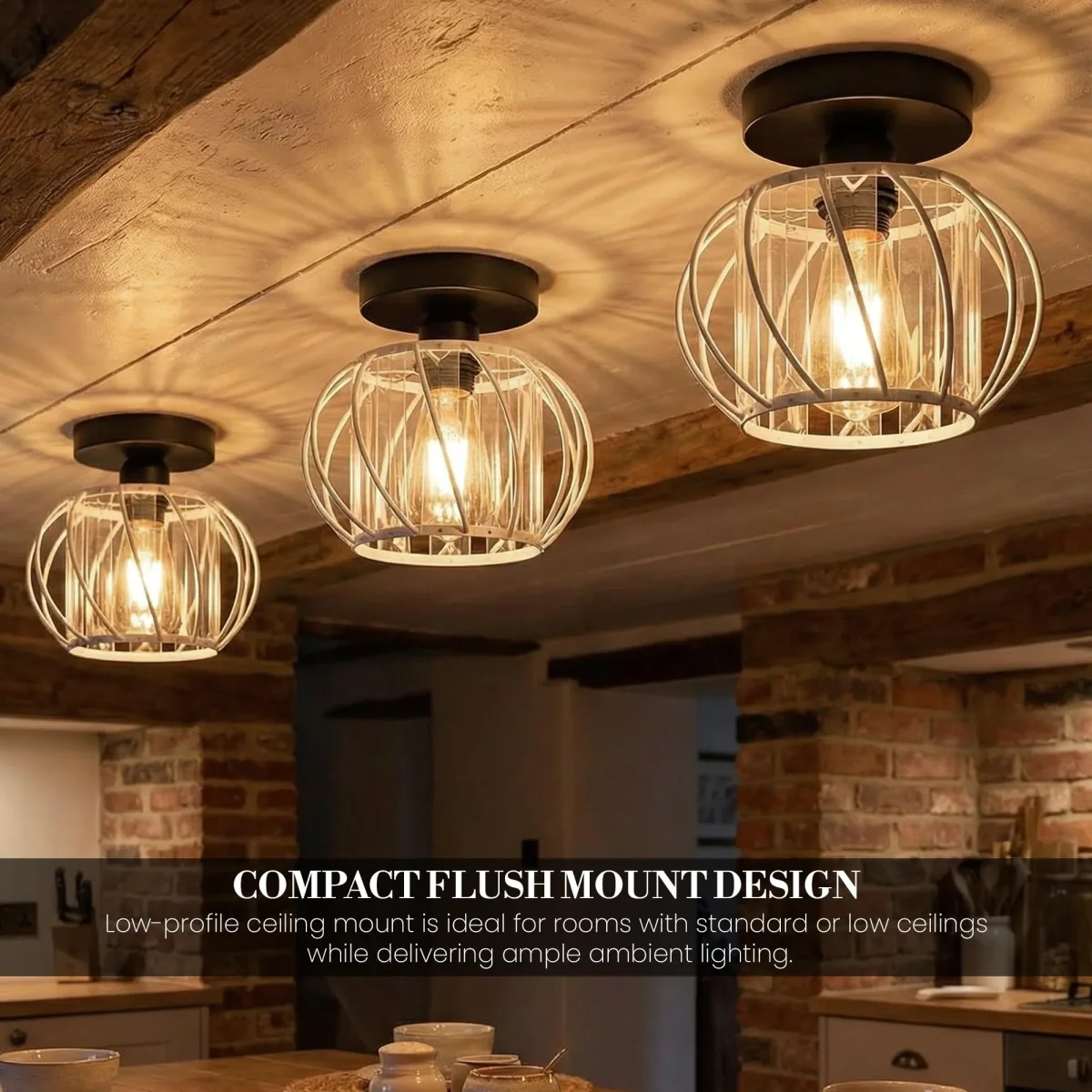 Mini Crystal Semi Flush Light W18CM ~6529 - Afbeelding 8