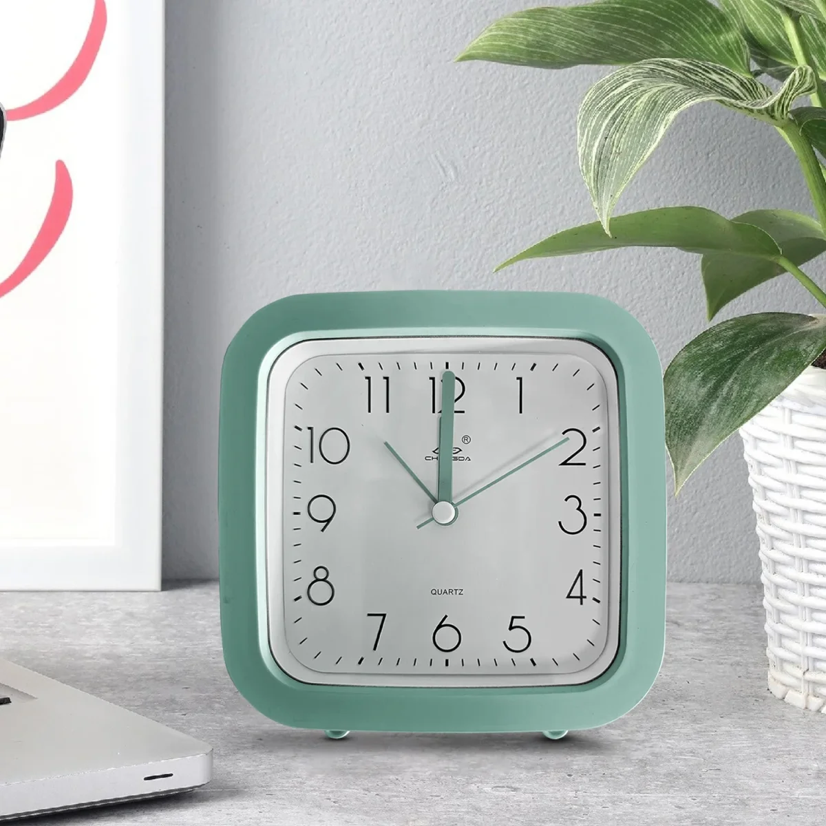 Kleine analoge klokken met wekker voor studenten en kinderen (voor op het nachtkastje, schattig design) ~5234 - Afbeelding 6