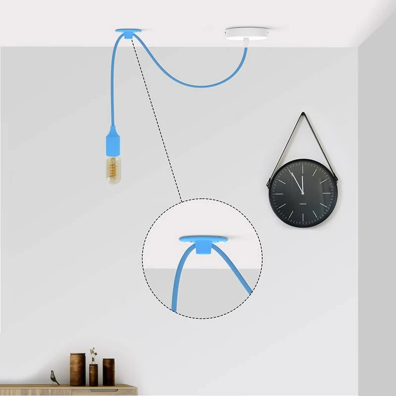 Plafondrozet basis haak plaat houder fitting kroonluchter spin accessoires~4777 - Afbeelding 5