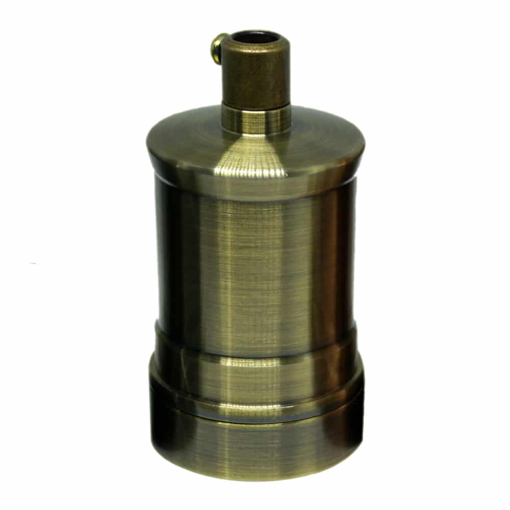 Groene messing E27 vintage industriële lamphouder antieke retro Edison-lampfitting ~ 2960 - Afbeelding 4
