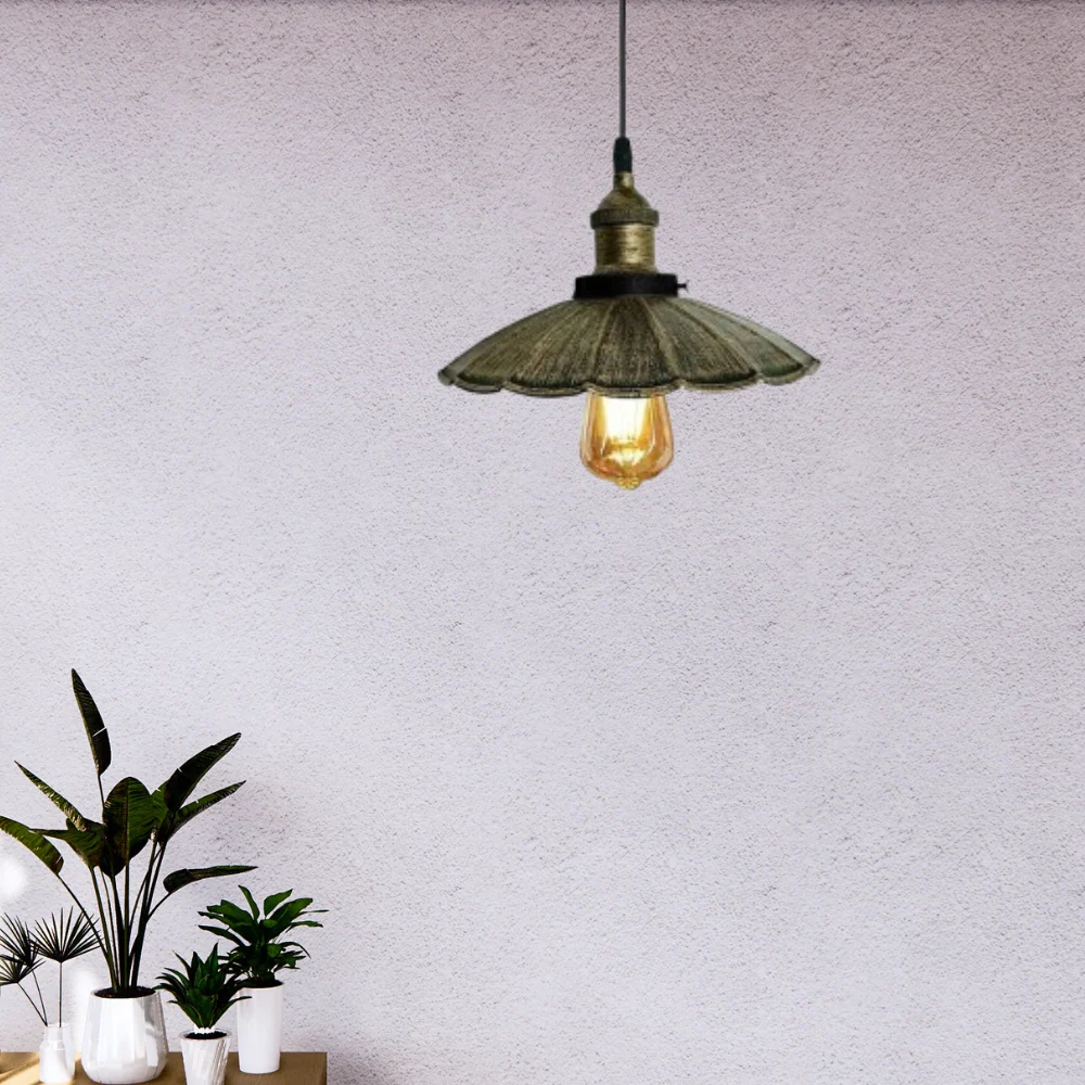 Vintage retro plafond hanglamp ~5959 - Afbeelding 5