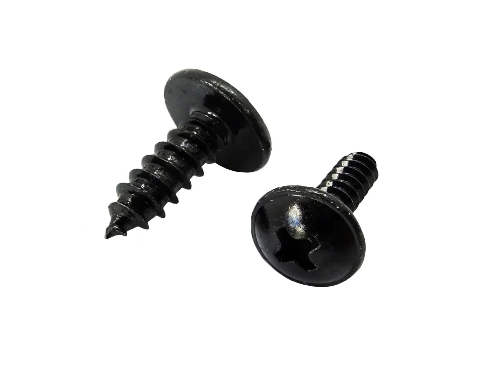 Kunsthaag schuttingschroef zwart 13×4,8mm – zak á 10stuks - Afbeelding 2