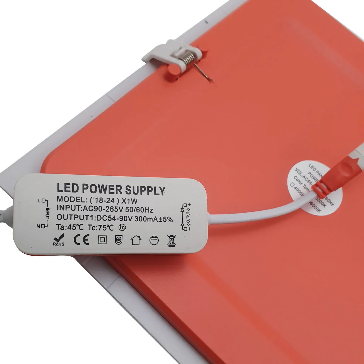 15W LED inbouw plafondlamp met vierkant paneel voor moderne woning, helder~2530 - Afbeelding 7
