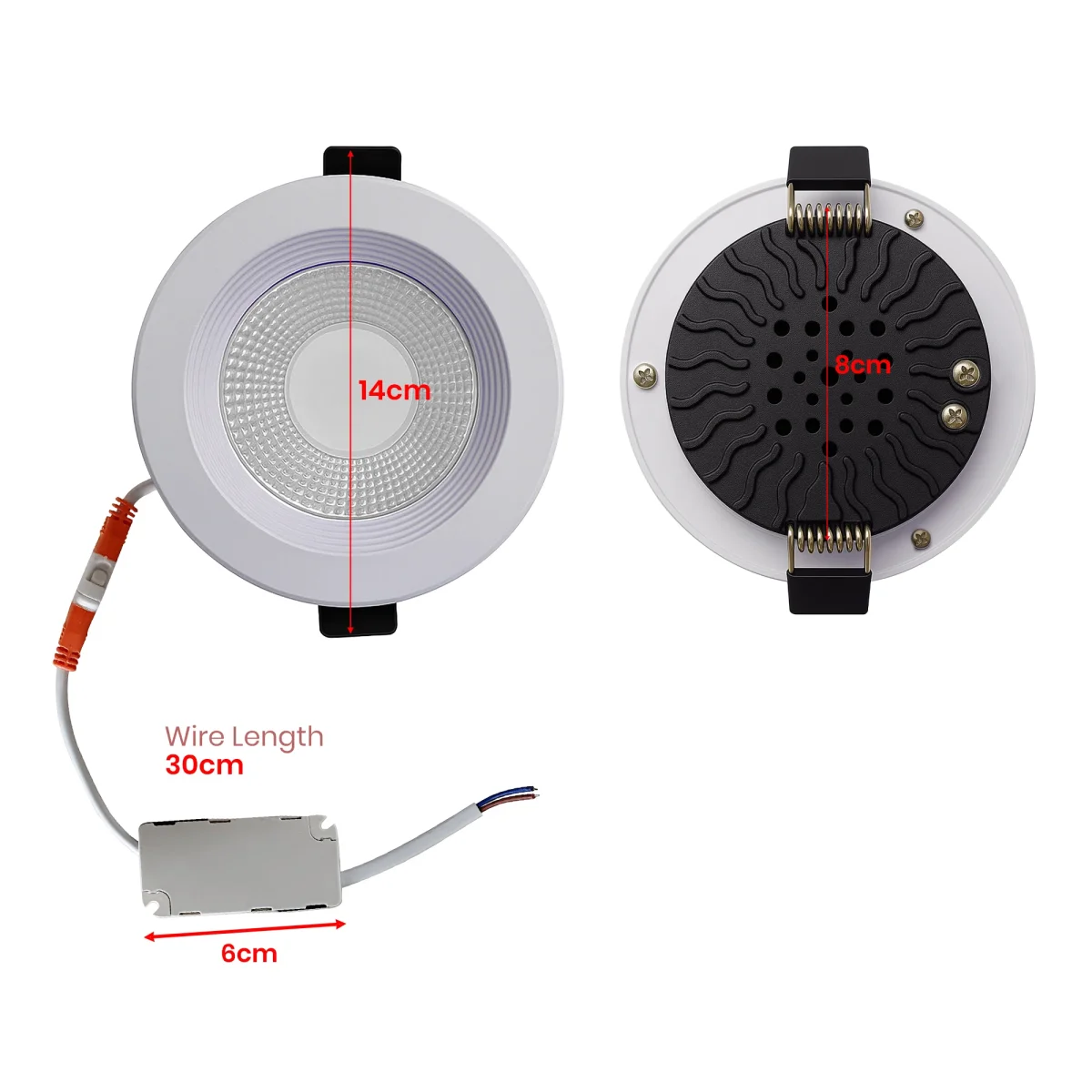 LED ronde ultradunne inbouw plafondpaneel voor binnen, koel wit~1311 - Afbeelding 7