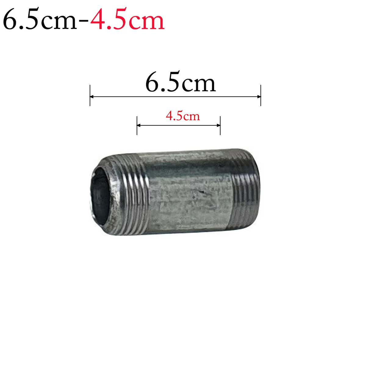 Gegalvaniseerde, met schroefdraad afgewerkte ijzeren buis - 3/4 inch koolstofstalen buis/pijp 6,5 cm~1158 - Afbeelding 2