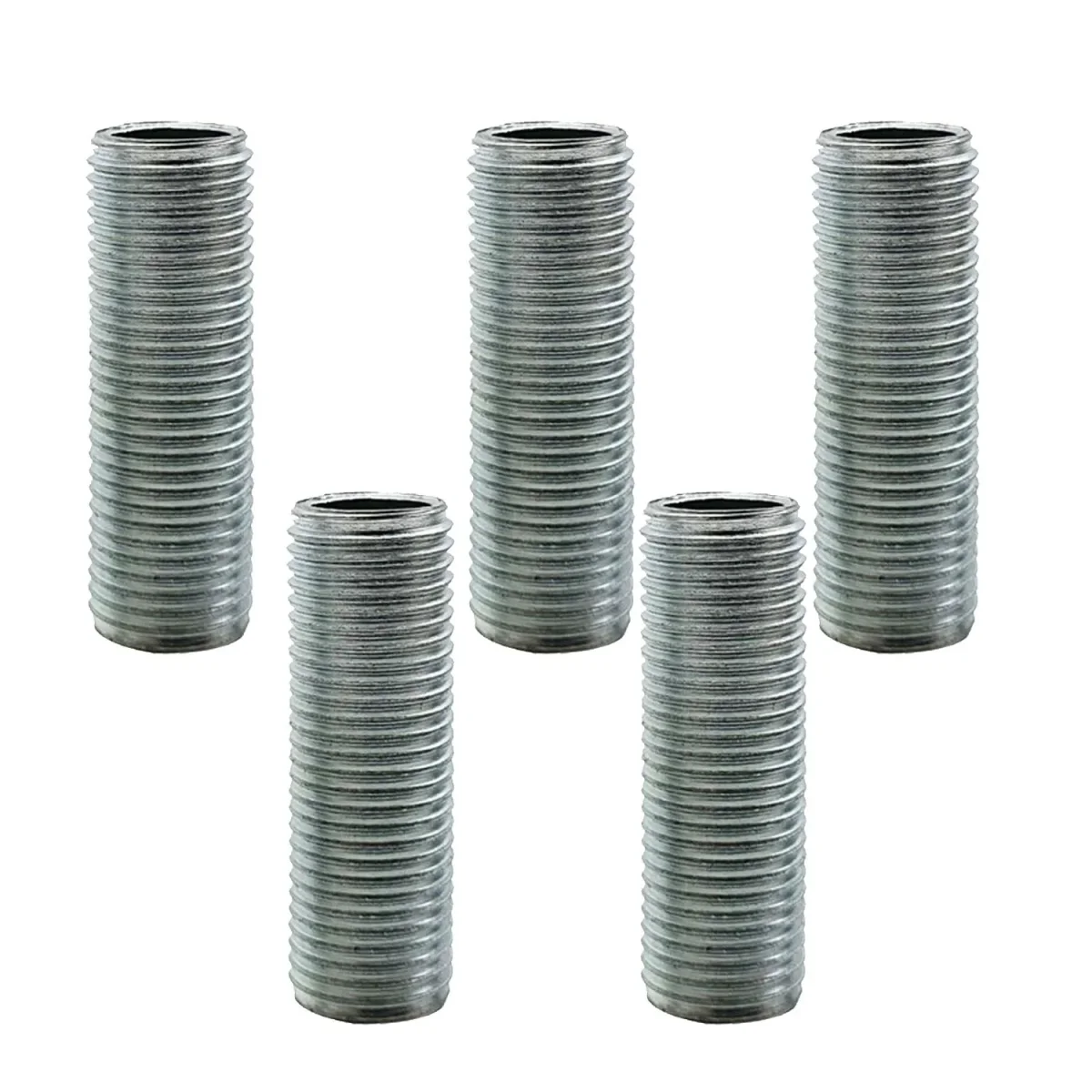 Schroefdraad M10 zinklegering 30mm lange pijpnippel lamp reparatie onderdeel 5 stuks ~ 2897 - Afbeelding 5