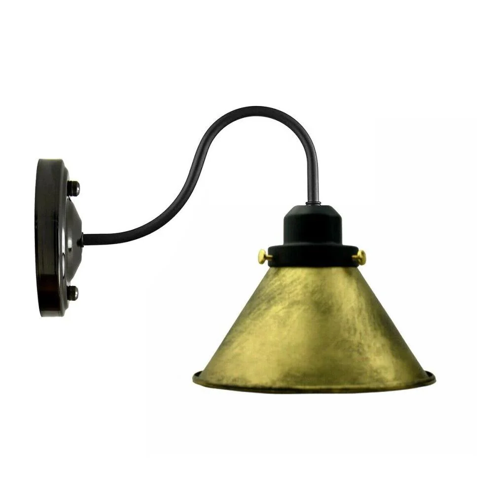 Vintage wandlampenkappen industriële loftverlichting~2827 - Afbeelding 2