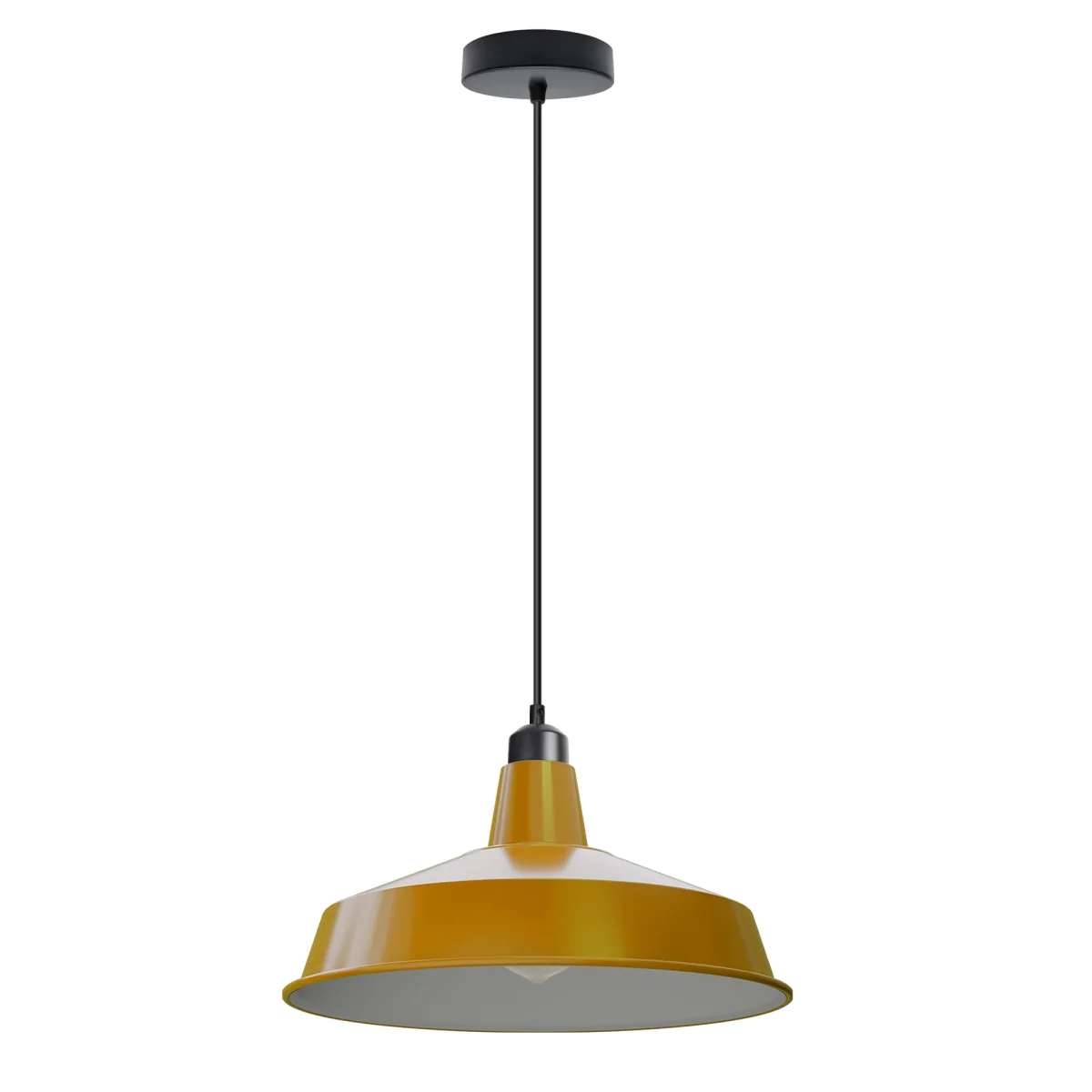 Vintage metalen Pluto-hanglamp voor woondecoratie ~5417 - Afbeelding 8