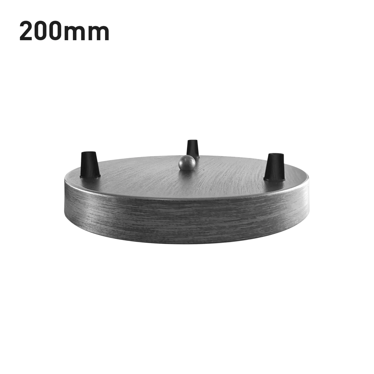Vintage veelkleurige metalen plafondrozet met 3 gaten, hanglamp voor aan de muur~4954 - Afbeelding 6
