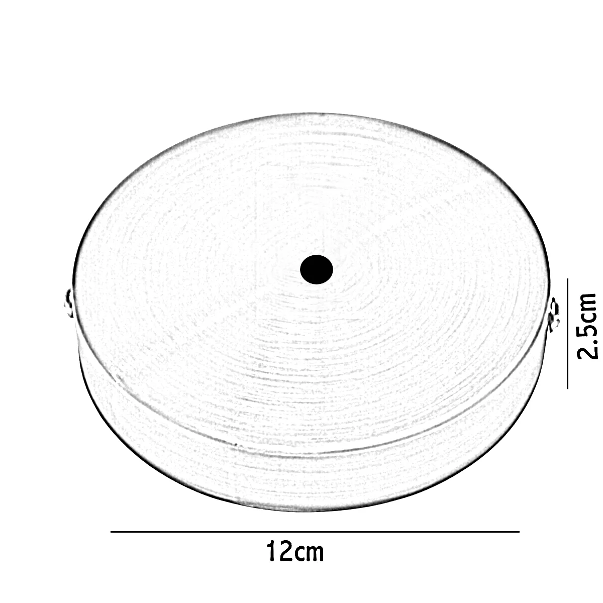 Multi Outlet 2-gats koperen plafondrozet zwarte hanglamp 120x25mm~2882 - Afbeelding 4