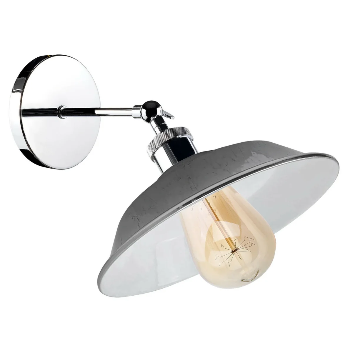 Verstelbare roestvrijstalen wandlamp voor buiten/binnen ~2013 - Afbeelding 3