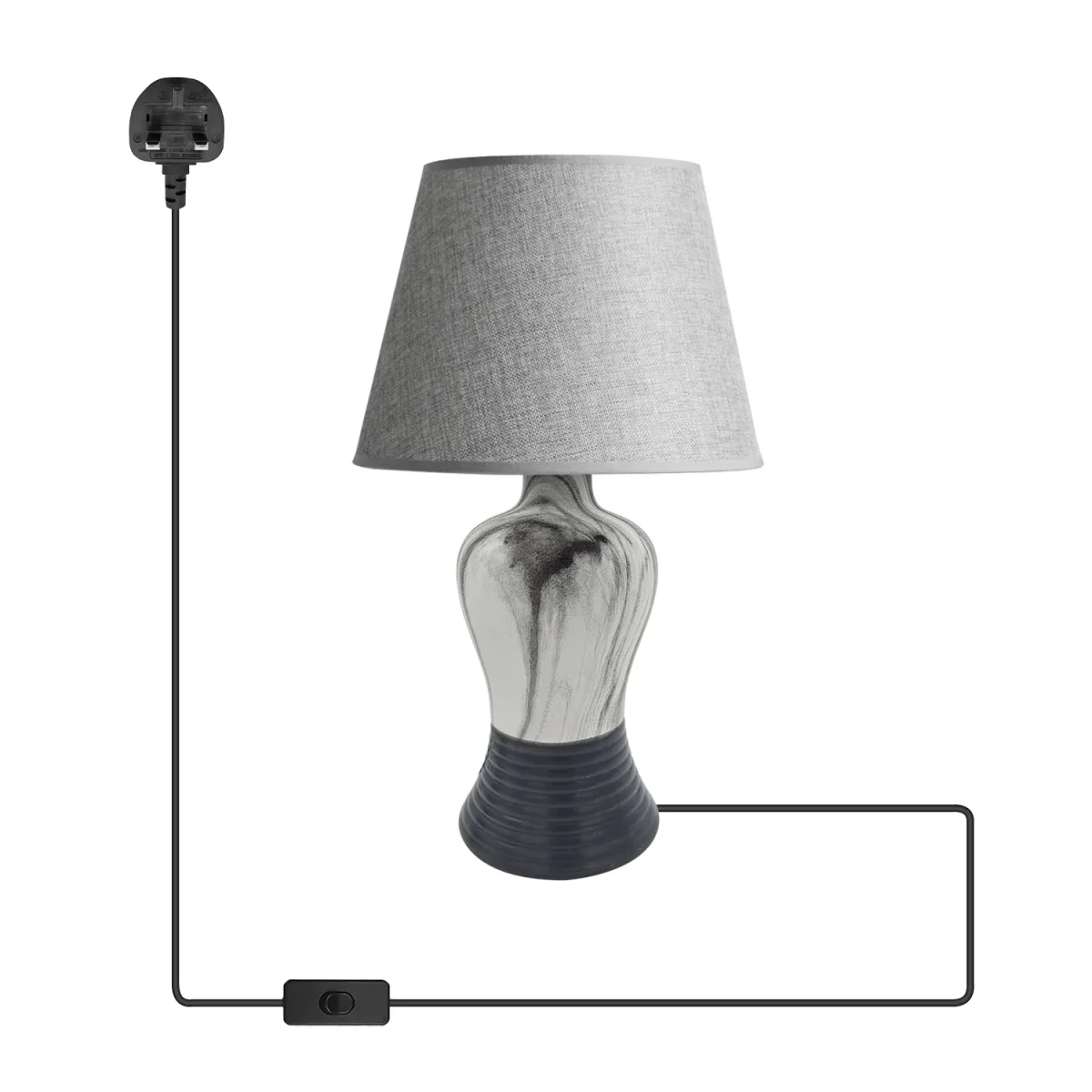 Vaas Creatieve vorm Keramiek Plugin Nachtkastje Lamp Licht ~5162 - Afbeelding 3